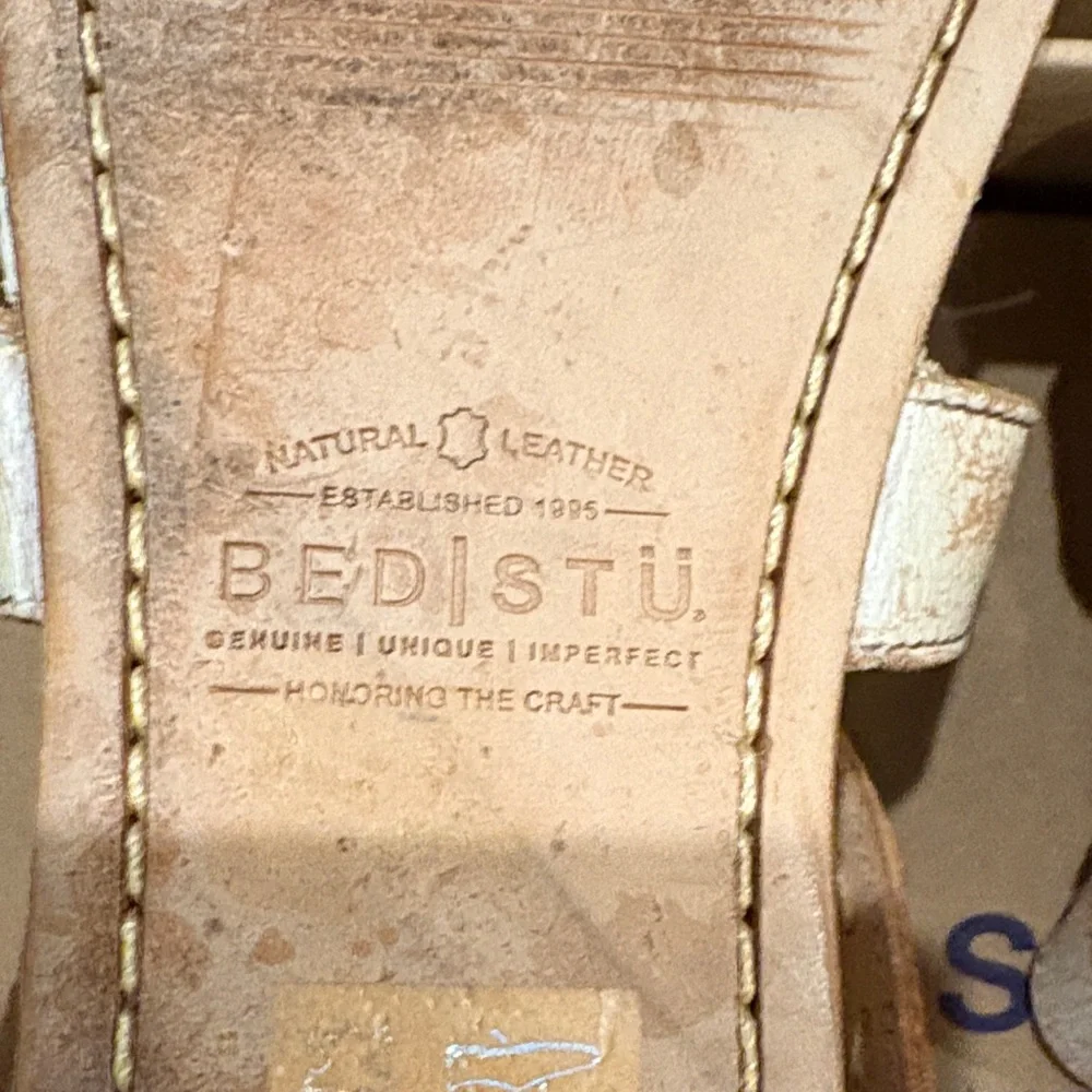 Bed Stu Cream and Tan Sandals - Picture 11 of 15